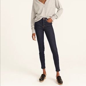 J. Crew High Rise 9 inch Denim Jeans